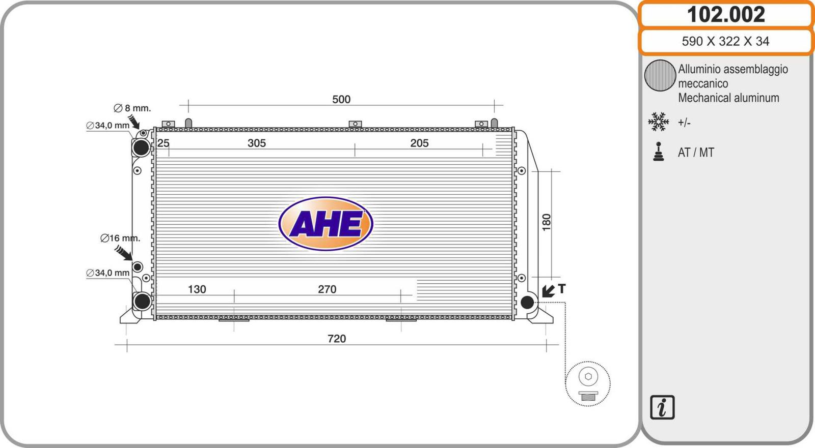 RADIATORE raffreddamento del motore per AUDI 80 8C2 B4 6A 1Z ABT ABK ACE 90 8C2 B4 NISSENS 