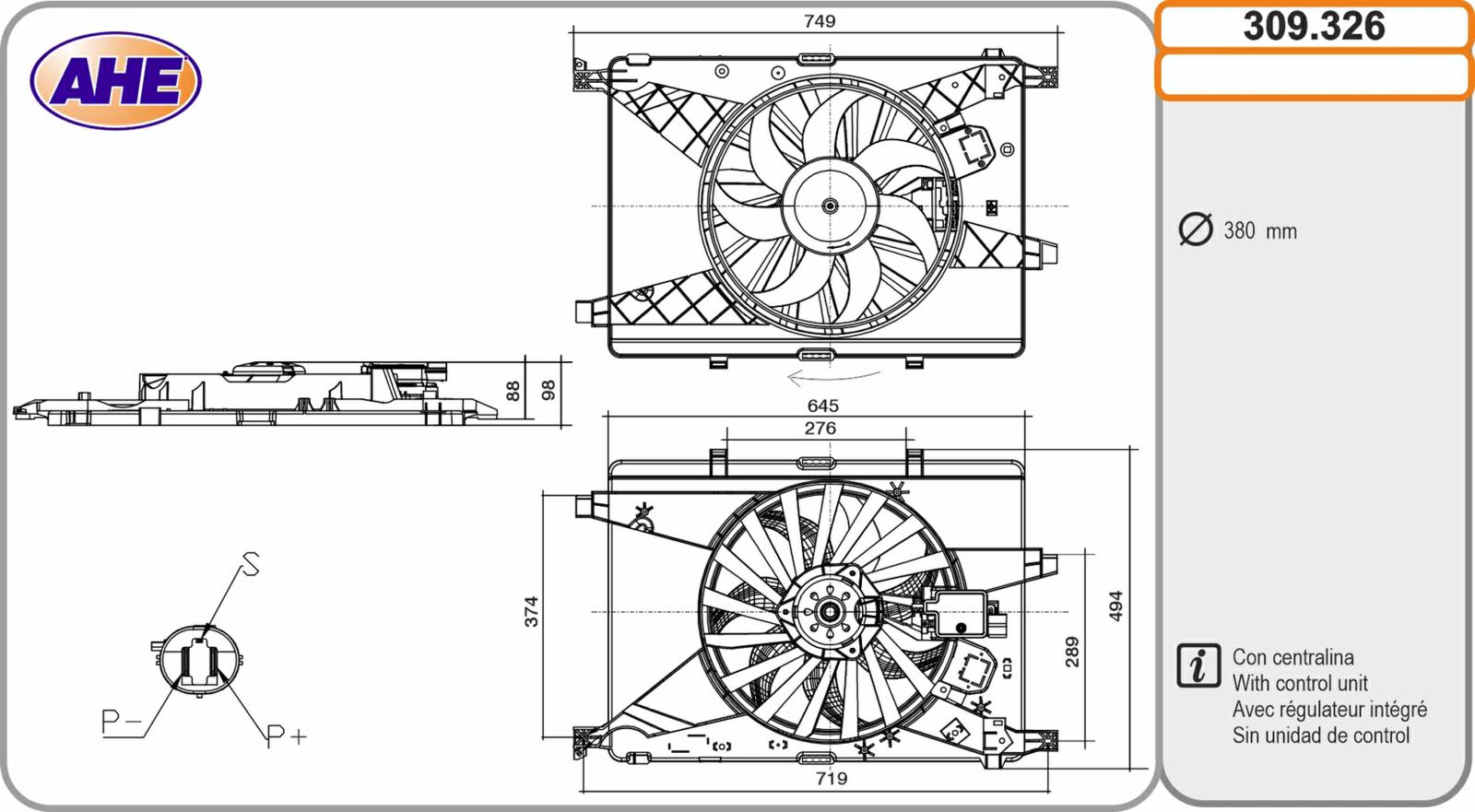 Elettr. ALFA ROMEO 159 1.9JTS/1.9JTDM/2.0JTDM/2.2JTS 09.05-11.11
