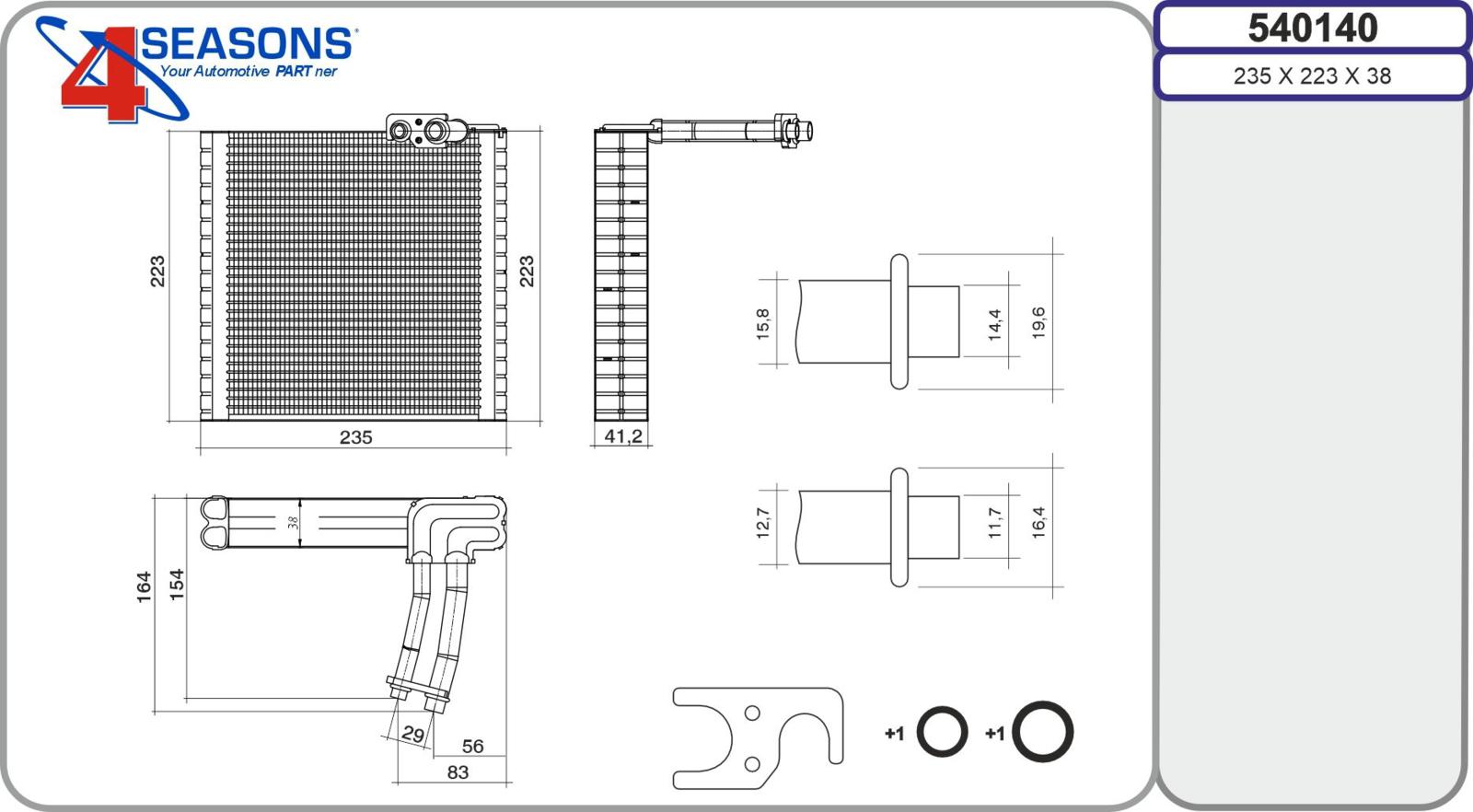 Evap. DACIA Sandero 01.21-