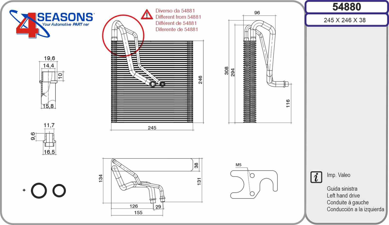Evap. AUDI/VW Q2/Q3/Crafter/Golf/Passat/T-Roc/Tiguan 04.12-