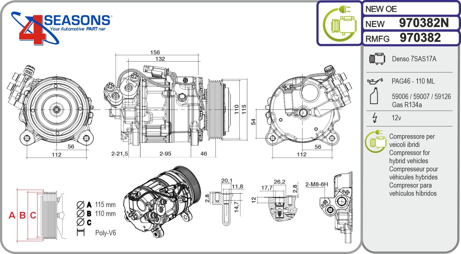 Cmp New BMW Serie 5/6/X5/X6/X7 20/40 Mild-Hybrid 07.20-