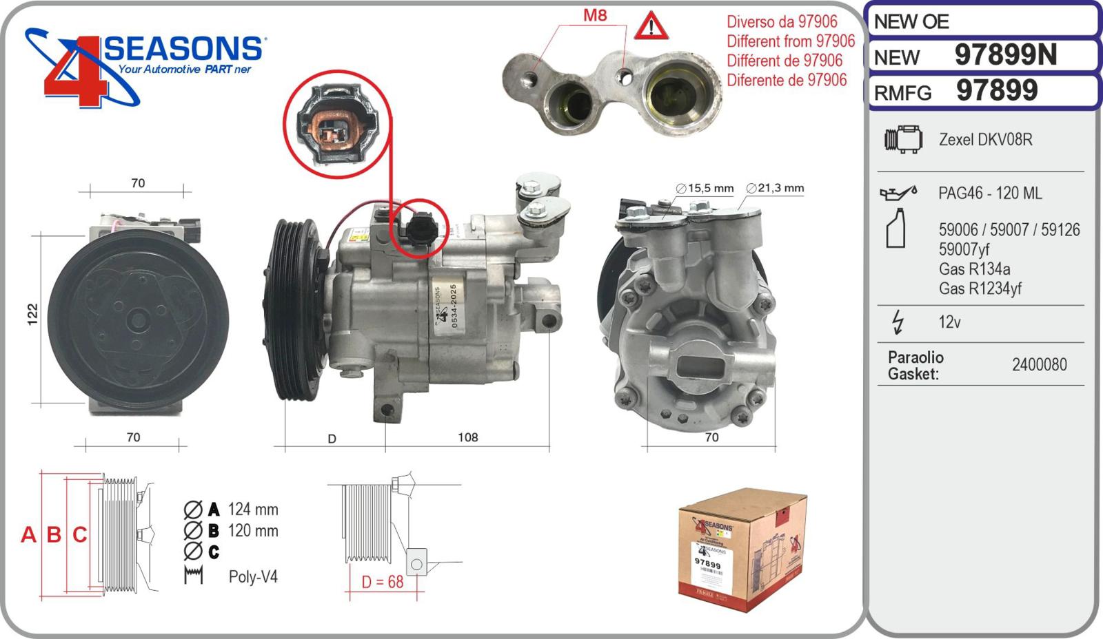 Cmp Rem NISSAN Micra/Note 1.2/1.4 01.03-06.12