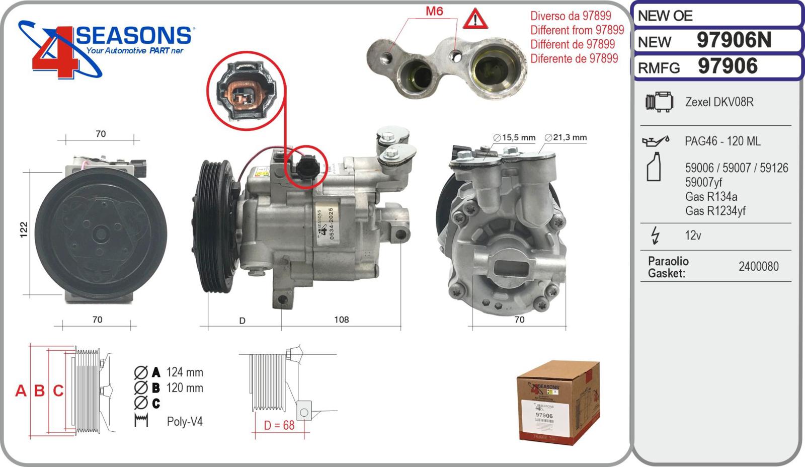 Cmp Rem NISSAN Micra/Note 1.2/1.4 01.03-06.12