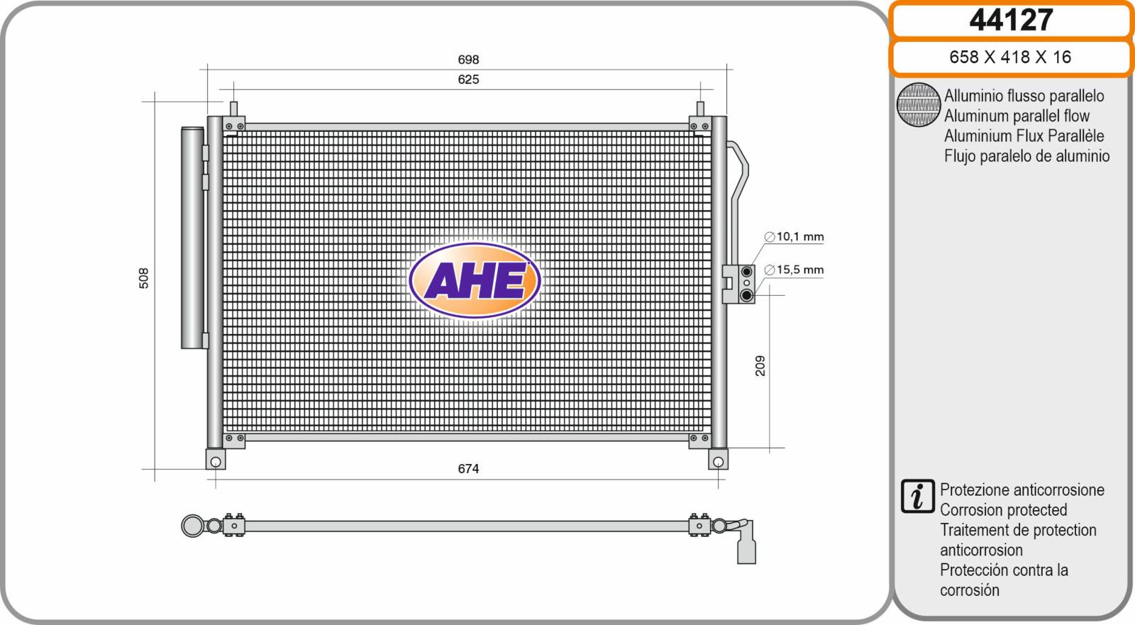 Cond. ISUZU D-Max 1.9DDi 11.19-