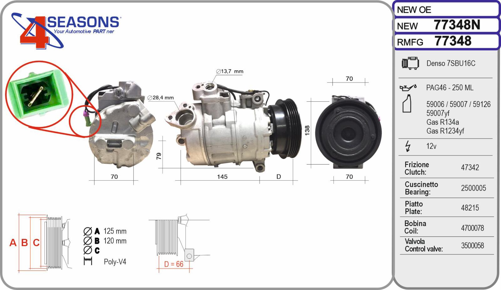Cmp Rem AUDI/VW A4/A6/Passat 1.6/1.8/1.9TDi/2.0/2.0TDi 11.94-03.08