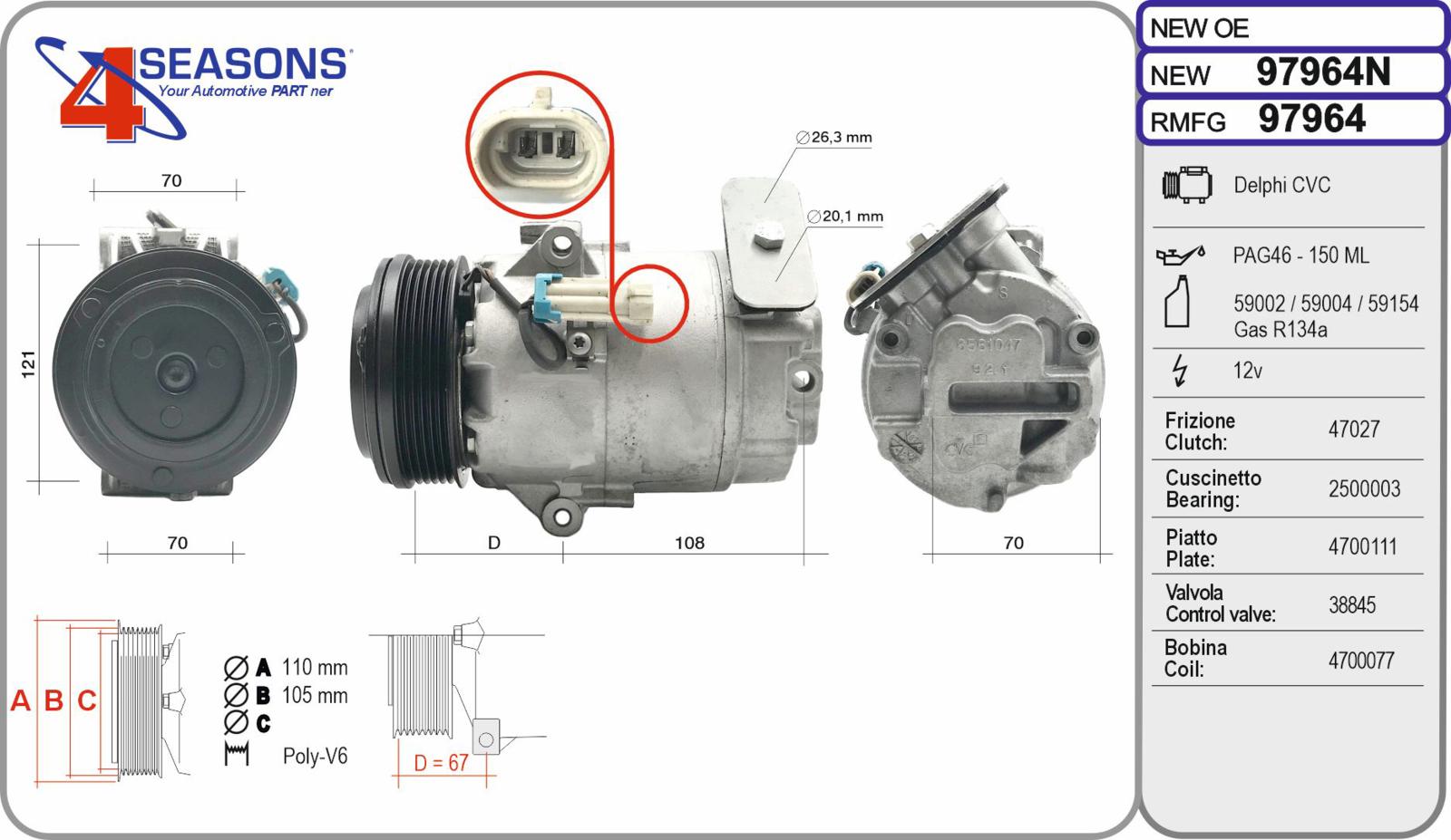 Cmp New OPEL Astra H/Zafira 1.7CDTi 03.04-04.15