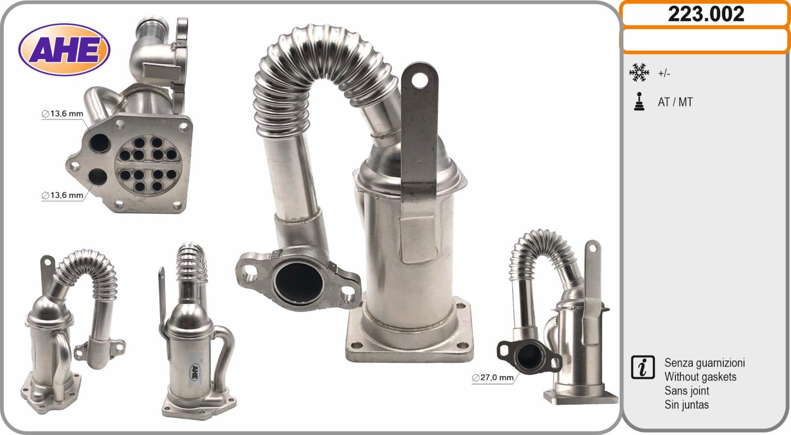 EGR Cooler Dacia/Renault Megane II/Megane III/Scenic II/Scenic III/T