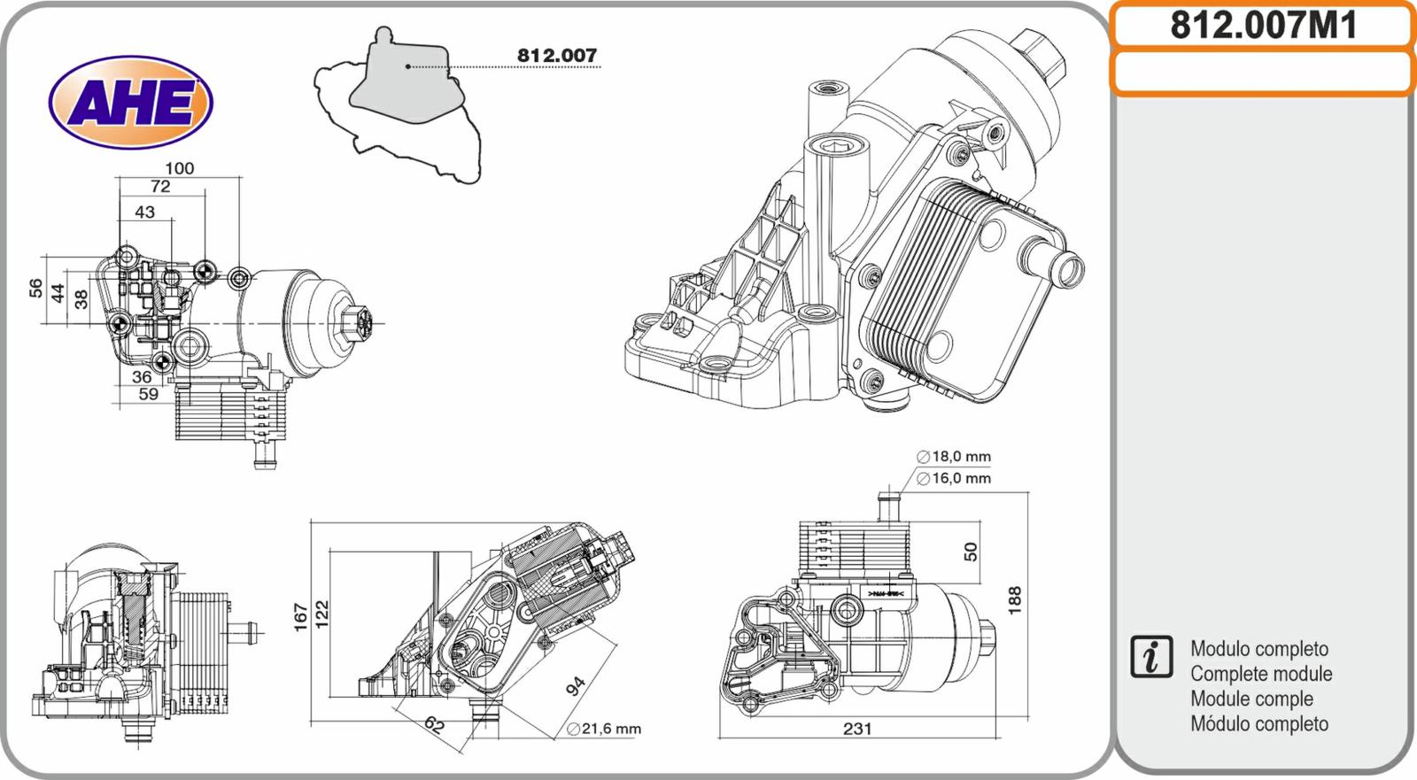 Mod. Oilc. HYUNDAI/KIA i20/Sportage 1.4CRDi/1.6CRDi/1.7CRDi 04.13-