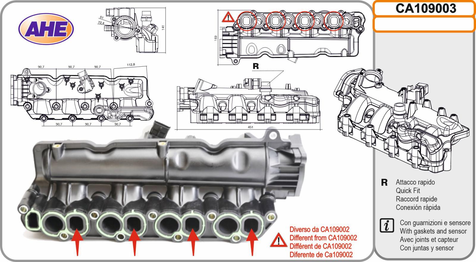 Coll. Asp. FIAT / JEEP 500X / Tipo / Renegade 1.6D MJT 02.10-
