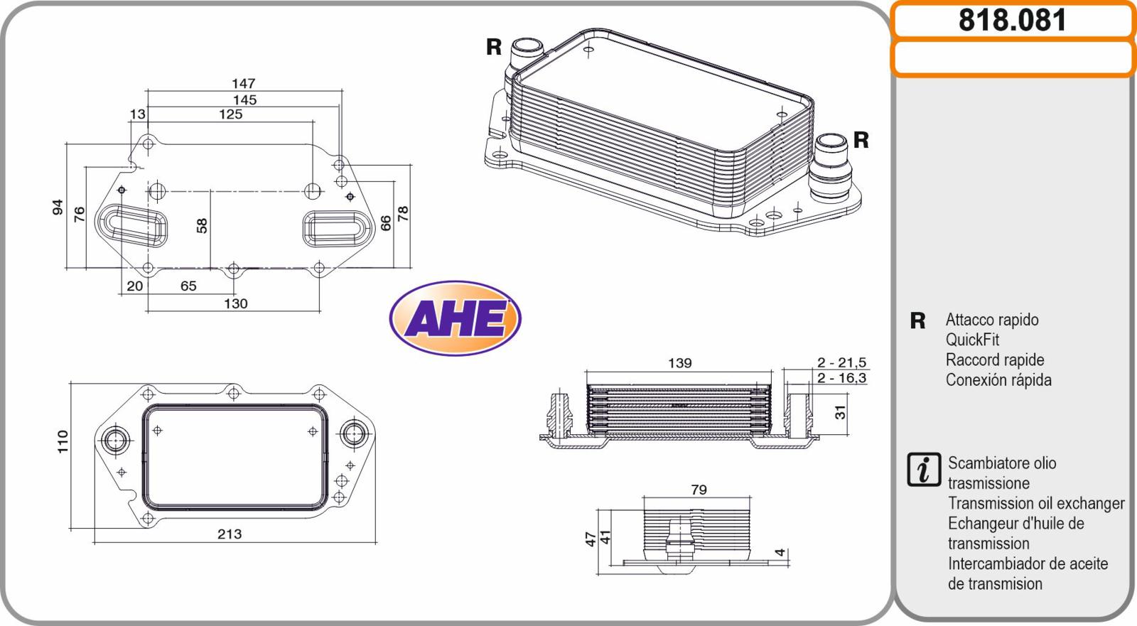 Oilc. MERCEDES Classe A / B / CLA / GLA / GLB 180D / 200D 12.19-