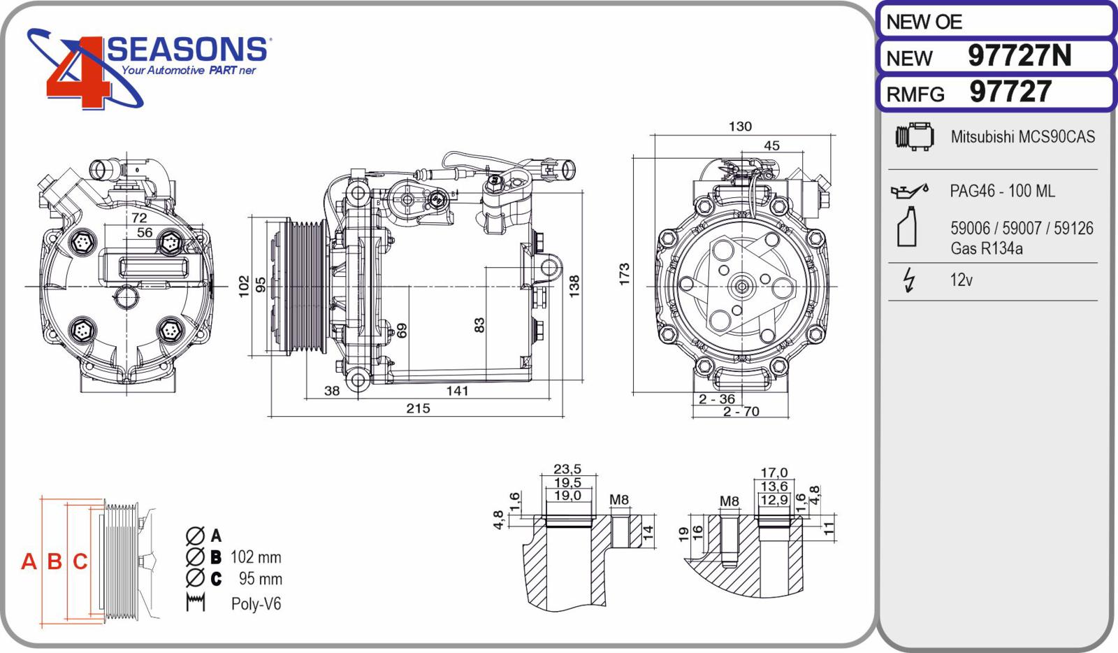 Cmp New CITROEN / PEUGEOT C-Crosser / 4007 2.2HDi 09.05-