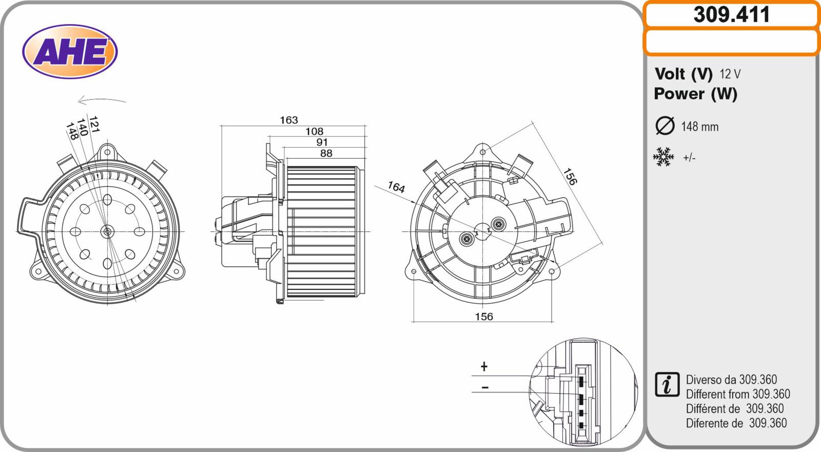 Vent. Abitacolo FIAT Bravo 10.01-12.14