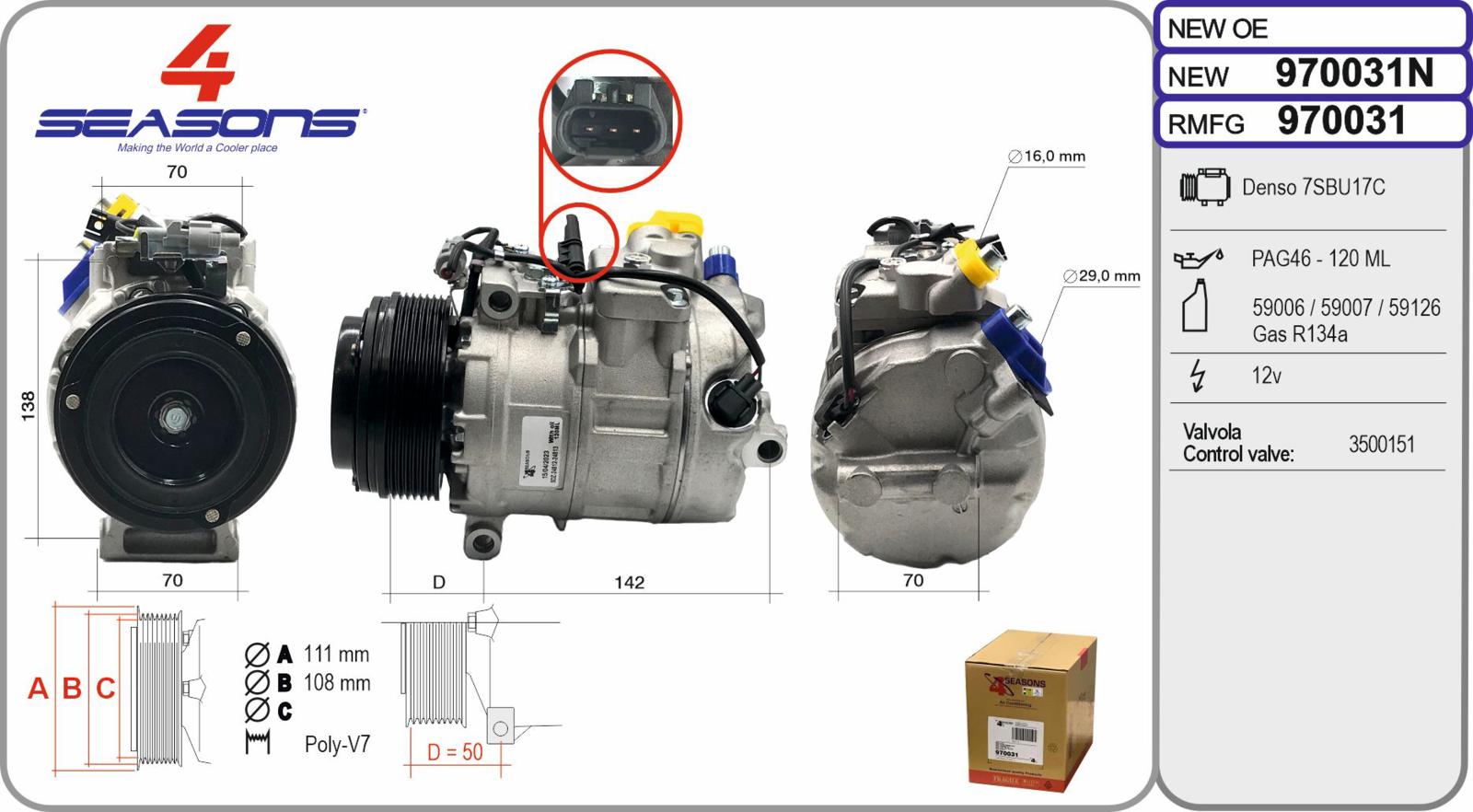 Cmp Rem BMW serie 5 / 7 / X5 / X6 25d / 30d / 35d / 40d 02.08-02.17