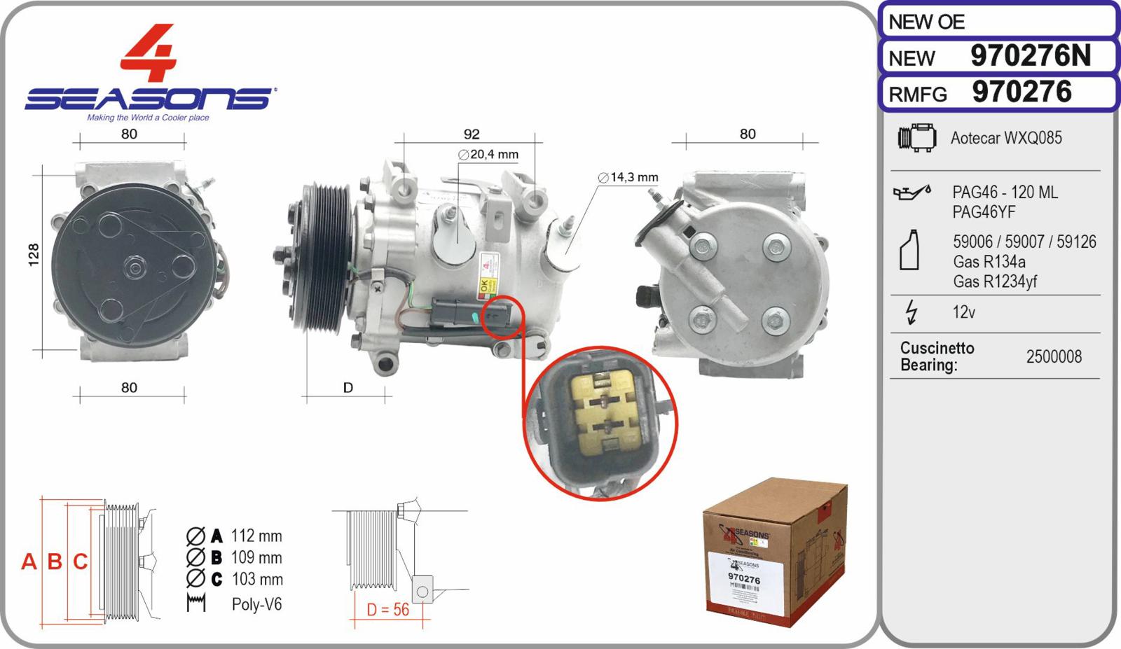 Cmp Rem ALFA / FIAT / JEEP Junior / Panda / Avenger 1.2 Hyb. 07.19-