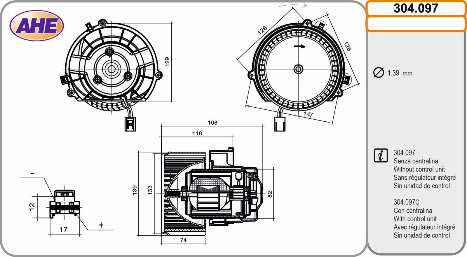 Vent. Abitacolo BMW/MINI Serie 1/2/X1/X2/Clubman/Countryman 08.13-