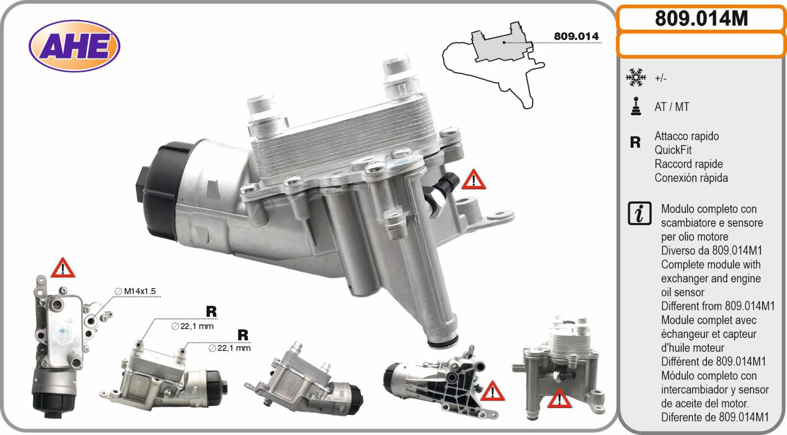 Mod. Oilc. ALFA ROMEO/FIAT/JEEP Giulietta/500LBravo/Doblo/Renegade