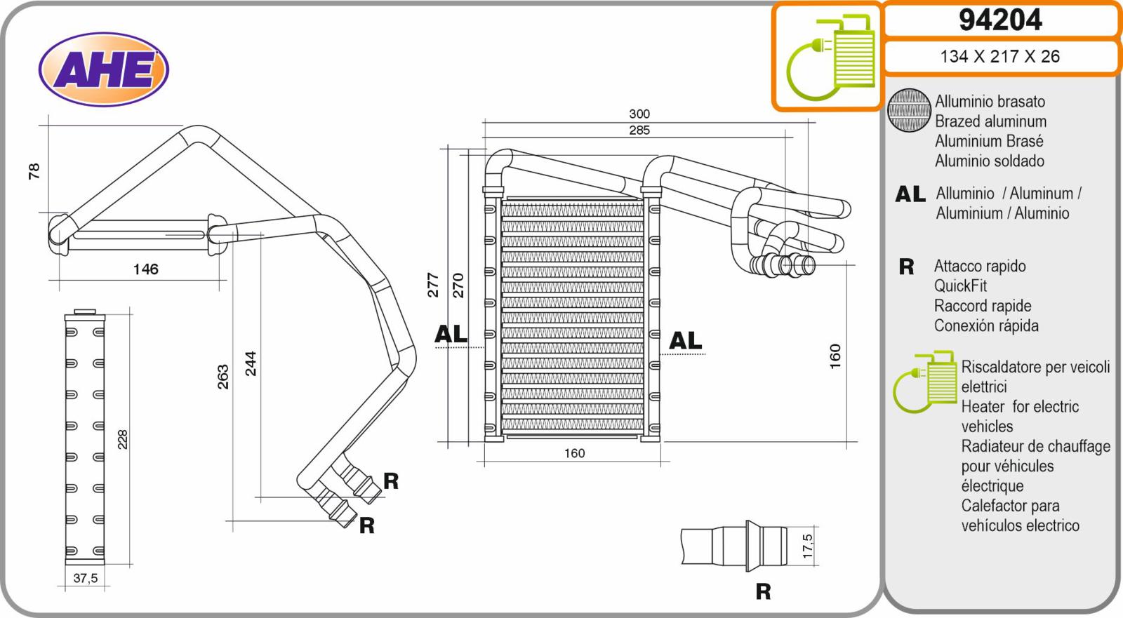 Risc. MERCEDES Classe A / B / CLA / EQA / EQB / GLA / GLB 03.18-